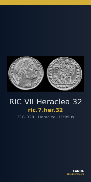 RIC VII Heraclea 32 — CANOA