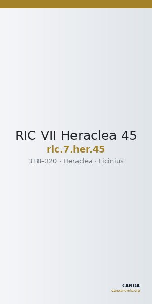 RIC VII Heraclea 45 — CANOA