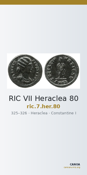 RIC VII Heraclea 80 — CANOA