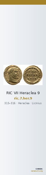 RIC VII Heraclea 9 — CANOA