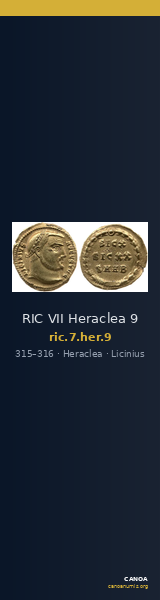 RIC VII Heraclea 9 — CANOA