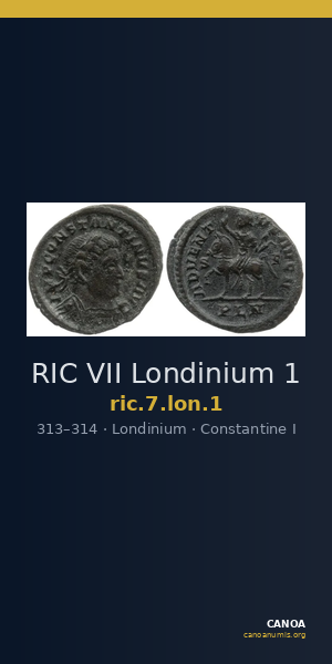 RIC VII Londinium 1 — CANOA