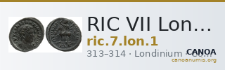 RIC VII Londinium 1 — CANOA