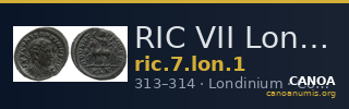 RIC VII Londinium 1 — CANOA