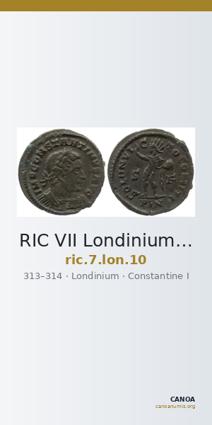 RIC VII Londinium 10 — CANOA