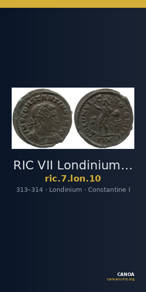 RIC VII Londinium 10 — CANOA