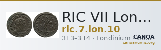 RIC VII Londinium 10 — CANOA