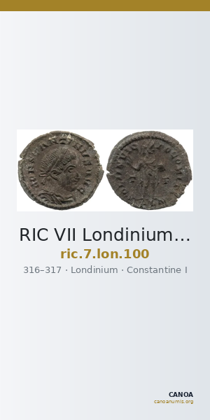 RIC VII Londinium 100 — CANOA