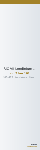 RIC VII Londinium 101 — CANOA