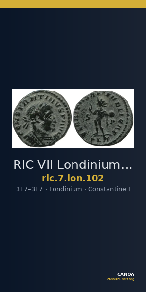 RIC VII Londinium 102 — CANOA