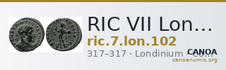 RIC VII Londinium 102 — CANOA