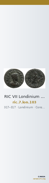 RIC VII Londinium 103 — CANOA