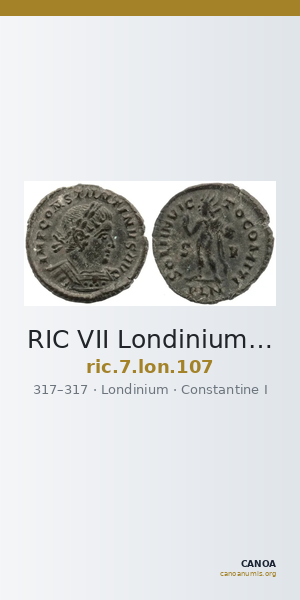 RIC VII Londinium 107 — CANOA