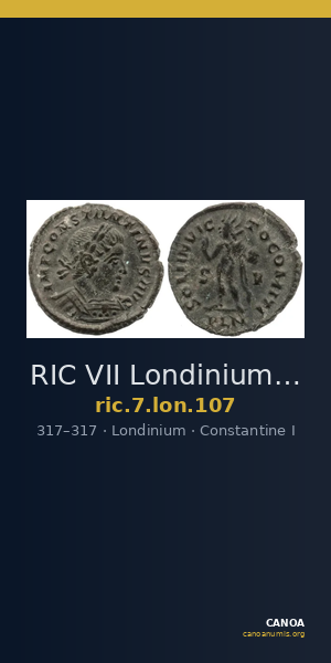 RIC VII Londinium 107 — CANOA