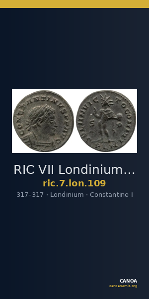 RIC VII Londinium 109 — CANOA