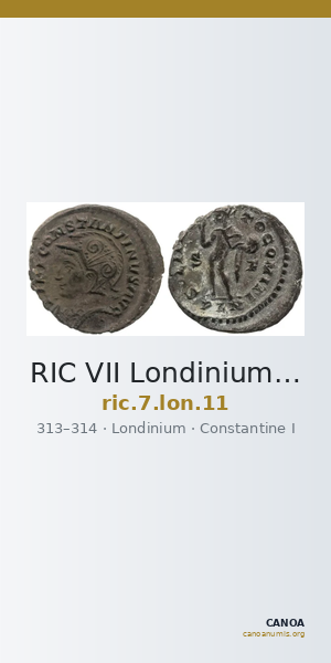 RIC VII Londinium 11 — CANOA