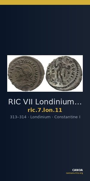 RIC VII Londinium 11 — CANOA