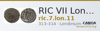 RIC VII Londinium 11 — CANOA