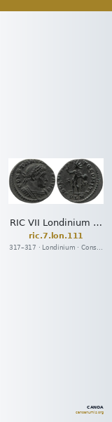 RIC VII Londinium 111 — CANOA