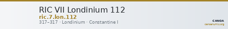 RIC VII Londinium 112 — CANOA