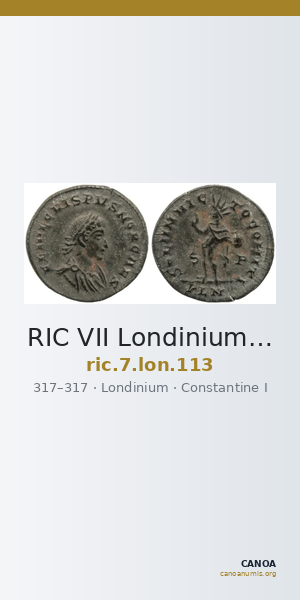 RIC VII Londinium 113 — CANOA