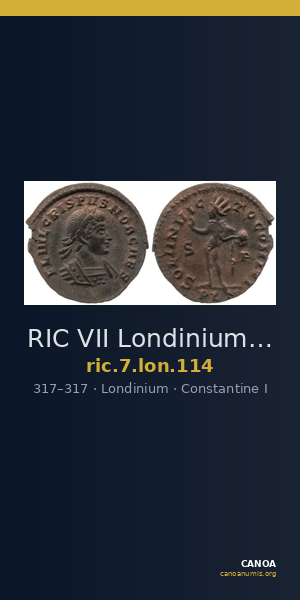 RIC VII Londinium 114 — CANOA