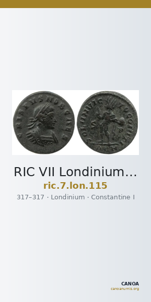 RIC VII Londinium 115 — CANOA