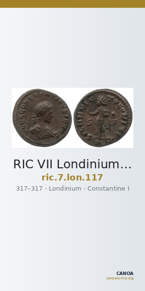 RIC VII Londinium 117 — CANOA