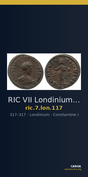 RIC VII Londinium 117 — CANOA