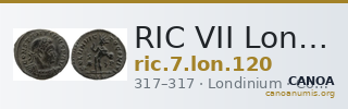 RIC VII Londinium 120 — CANOA