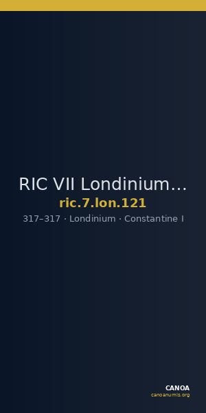 RIC VII Londinium 121 — CANOA