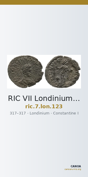 RIC VII Londinium 123 — CANOA