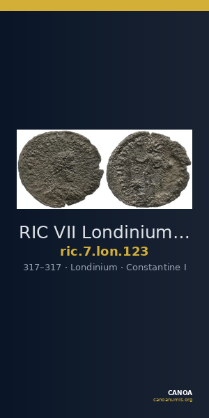 RIC VII Londinium 123 — CANOA