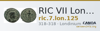 RIC VII Londinium 125 — CANOA