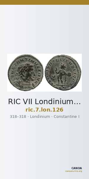 RIC VII Londinium 126 — CANOA