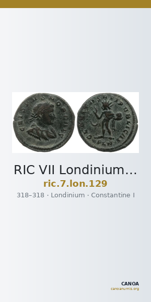 RIC VII Londinium 129 — CANOA