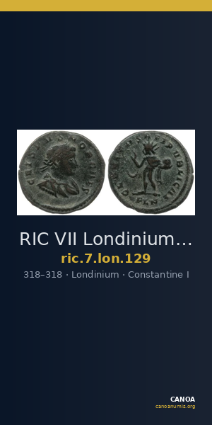 RIC VII Londinium 129 — CANOA