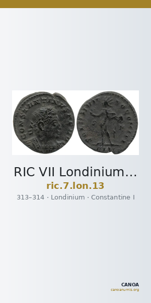 RIC VII Londinium 13 — CANOA