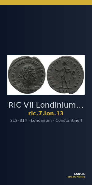 RIC VII Londinium 13 — CANOA