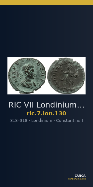 RIC VII Londinium 130 — CANOA