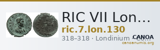 RIC VII Londinium 130 — CANOA
