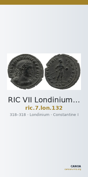 RIC VII Londinium 132 — CANOA
