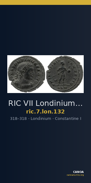 RIC VII Londinium 132 — CANOA