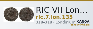 RIC VII Londinium 135 — CANOA