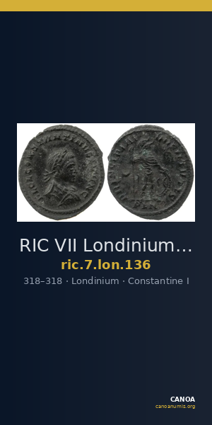 RIC VII Londinium 136 — CANOA