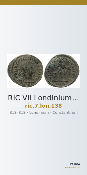 RIC VII Londinium 138 — CANOA