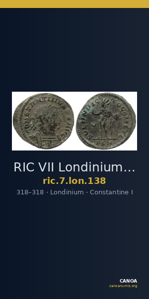RIC VII Londinium 138 — CANOA