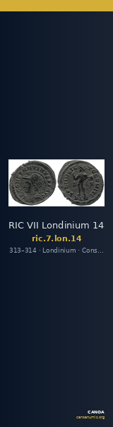 RIC VII Londinium 14 — CANOA