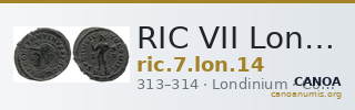 RIC VII Londinium 14 — CANOA