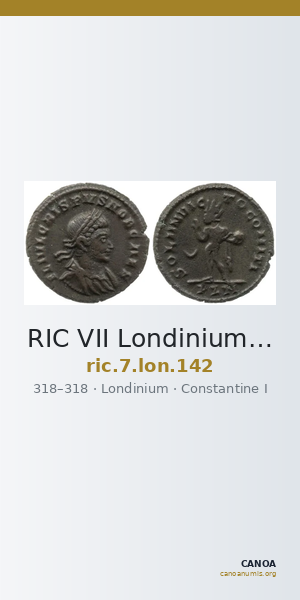 RIC VII Londinium 142 — CANOA